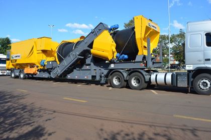 Usina de Asfalto Móvel 140 t/h