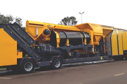 Planta de Asfalto Móvil - 50 tph - Con tanque