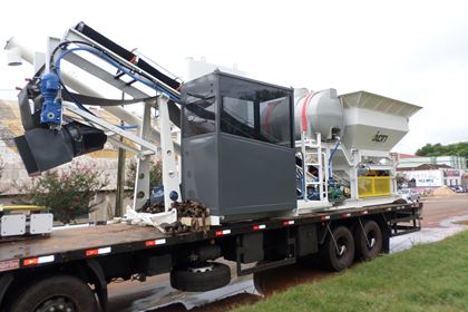 TGS Semimóvel em sua configuração original - Posição de Transporte