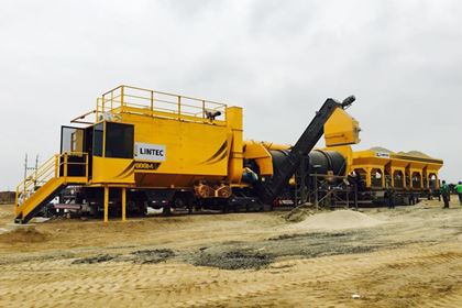 Usina de Asfalto Móvel CDP 14000