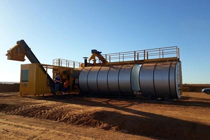 Planta de Asfalto LX 4000C - Vista del tanque