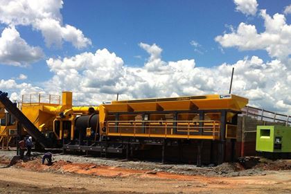 Usina de Asfalto Móvel CDP 8001