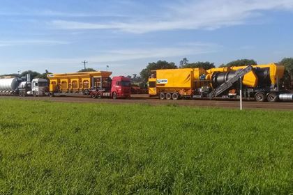 Usina de Asfalto Móvel CDP 14000S - Completa