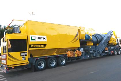 Usina de Asfalto Móvel CDP 14000S - Chassi principal