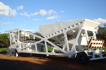 Central Misturadora de Concreto Móvel