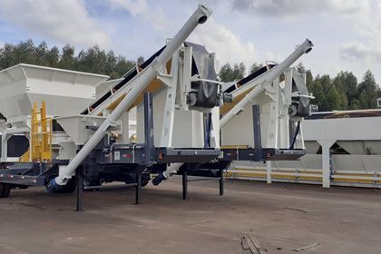 Usina de Concreto Móvel